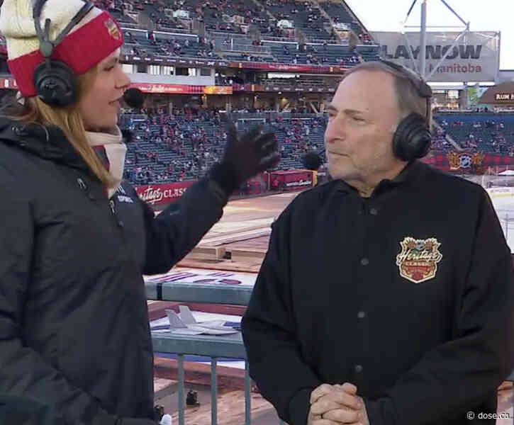 Gary Bettman would like to see an outdoor game in Montreal