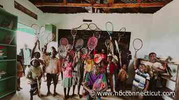 Glastonbury teen collects tennis rackets to help players in Uganda
