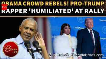 Obama Crowd Cuts Short Nicki Minaj's Song, Pro-Trump Rapper BOOED On Camera: 'TURN THIS OFF'