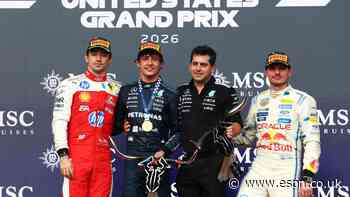 Antonelli wins U.S. GP but made to wait for title