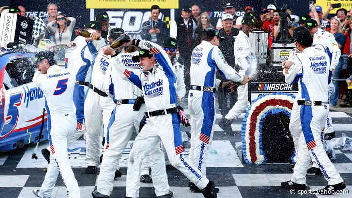 Kyle Larson all but clinches NASCAR championship with Dega win