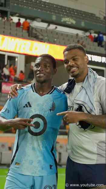 Lyle Foster and Bongokuhle Hlongwane after last night's match 🇿🇦 #shorts | Houston Dynamo FC