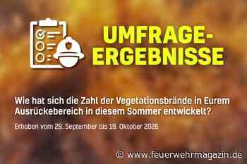 Vegetationsbrände 2026: 61 Prozent melden keine Zunahme