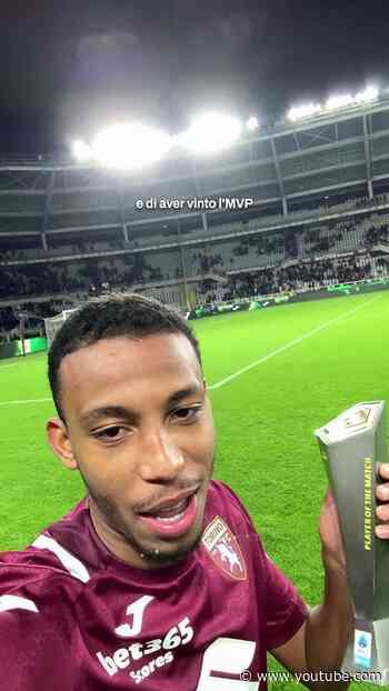 Un saluto dall’MVP 😍🏆 #Belghali #TorinoMonza