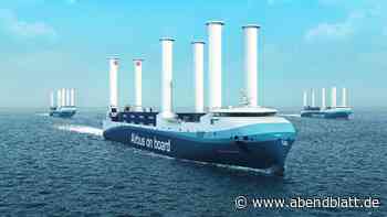 Warum ein Airbus-Transportschiff jetzt mit Rotorsegeln über die Weltmeere fährt