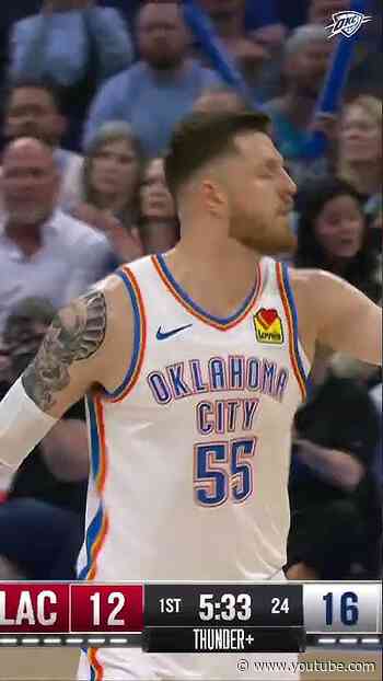 IHart punched it in 👊 #okcthunder #nba
