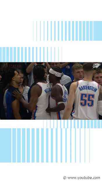 An incredible mark of consistency, approached with humility. 👏 #okcthunder
