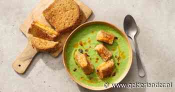 Wat Eten We Vandaag: Groene groentesoep met tosticroutons