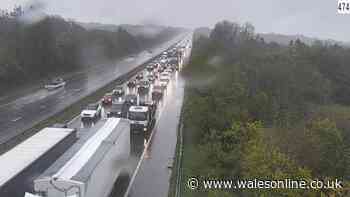 M4 live updates as heavy rain, accidents and flooding cause horrendous conditions
