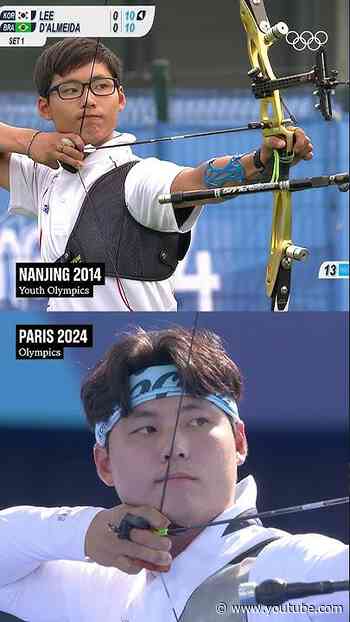 He won it solo at #Nanjing2014. Then he won it with the squad at #Paris2024. 🥇🏹