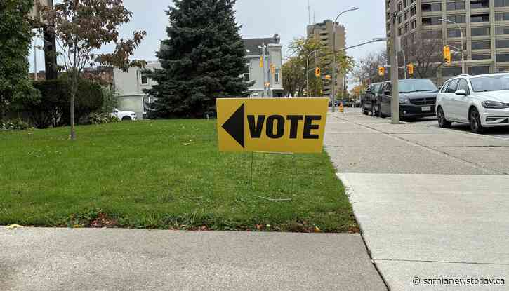 Sarnia votes: In-person polling stations open
