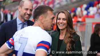 Prince William 'worried' about machine Sir Kevin Sinfield
