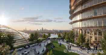 Fosters working on new Canary Wharf park at foot of planned JP Morgan tower