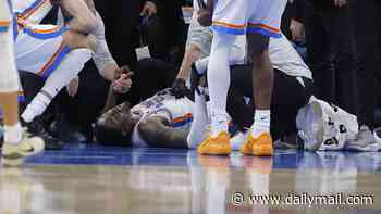 NBA players are left inconsolable after witnessing Thunder star Jalen Williams' gruesome leg injury