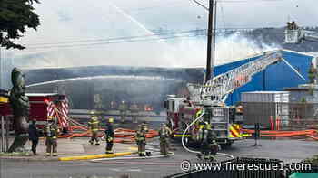 Fire at Ore. seafood plant prompts evacuations over ammonia tank fears