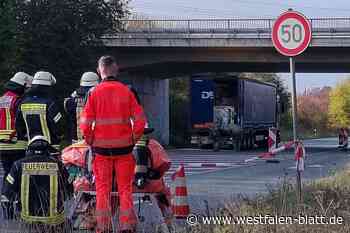 Lkw verliert Säure