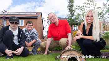 'Our happy place' - Young gardeners create special wildlife haven at Morpeth housing development