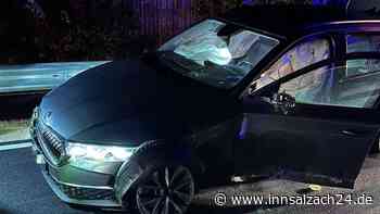 Betrunken auf Gegenfahrbahn gesteuert: Mann (31) bei Unfall bei Garching an der Alz verletzt