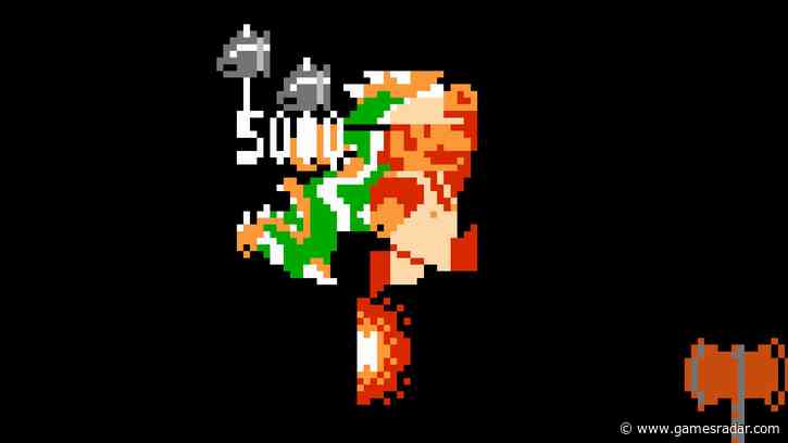 Miyamoto says the most interesting thing about Super Mario bros is that you don't fight Bowser