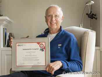 'He has saved so many lives': B.C. senior making his 500th blood donation