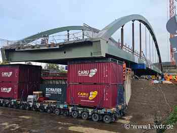 L193 - Schwertransport für neue Brücke in Königswinter
