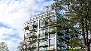 Bouw houten woontoren The Urban Woods