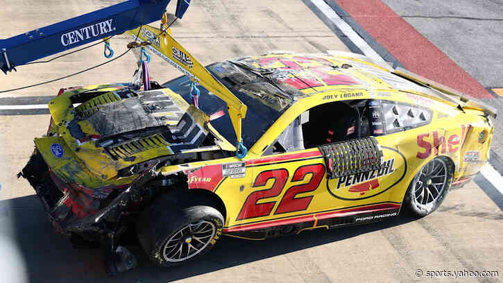 Joey Logano goes airborne in scary Talladega crash: ‘Happy to be alive’