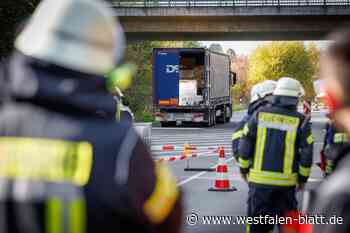 Lkw verliert Chlorwasserstoffsäure