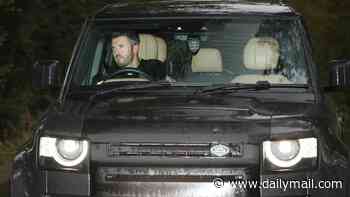 Michael Carrick returns to Carrington as bosses decide his Man United future: Glum manager pictured arriving at training base while Sir Jim Ratcliffe and the Glazers hold do-or-die summit