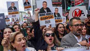 Demonstrationen für Pressefreiheit in der Türkei
