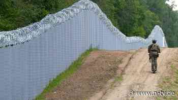 Mit Werkzug zur Grenze: Lettland: Belarus drängt illegale Migranten zu Sabotage