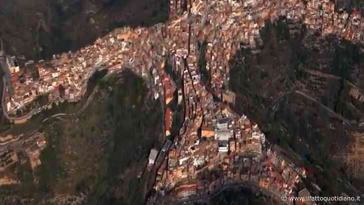 Un uomo steso a terra a pancia in su: ecco la strana forma del piccolo borgo della Sicilia Centuripe