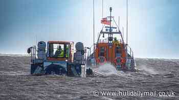 Call out for Bridlington RNLI in the height of Storm Boelo sees lifeboat battle 50mph winds