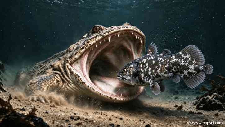 Earth’s first fully-marine amphibian stalked the seafloor with a chunky, bony body
