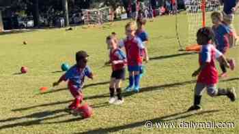 Cops are called on three-year-old soccer prodigy after woke Florida parents complained he was 'too good'