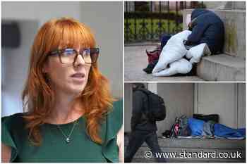 'Heartbreaking': Angela Rayner on the plight of people sleeping rough on the streets of London