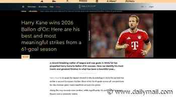 Ballon d'Or plunged into CHAOS as esteemed event announces Harry Kane, Kylian Mbappe and Lamine Yamal ALL as winners on official website just hours before the ceremony