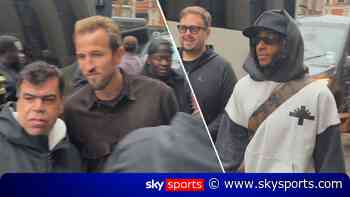 Kane arrives for Ballon d'Or ceremony alongside Bayern teammates