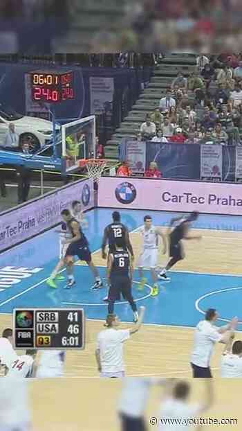 Aaron Gordon vs Nikola Jokic at the #FIBAU19 World Cup 😤