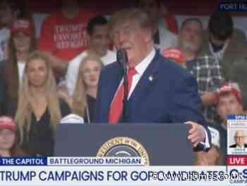 Trump Tells Michigan Rally He Doesn't Want Norwegians in America—Because He Didn't Win the Nobel Prize
