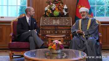 Ein Sultan ist zu Besuch: Aber Kate fehlt an Williams Seite