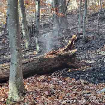 Rensselaer County wildfire grows to 45 acres, crosses state line