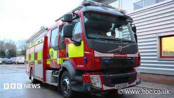 Man dead after fire in block of flats