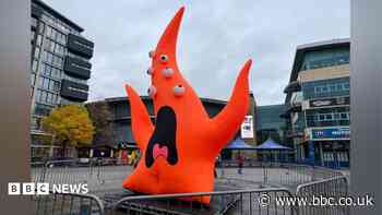 Four monsters deflated due to windy weather