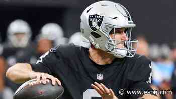'No controversy': Cousins to remain Raiders' starting QB, Kubiak says