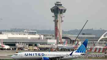 United flight heading to Newark forced to turn back to Las Vegas after flight attendant allegedly saw passenger texting about plans to hijack the plane