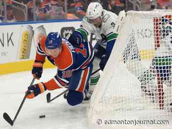 It's either penthouse or outhouse for Edmonton Oilers' Trent Frederic