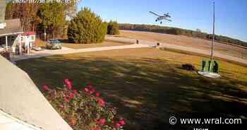 Surveillance video shows plane crash in Edgecombe County