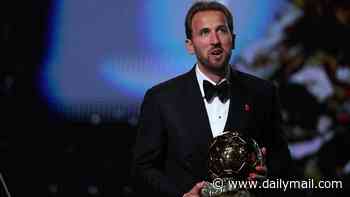 Harry Kane wins the Ballon d'Or: England captain named world's best footballer after beating Kylian Mbappe and Lamine Yamal to top prize at glittering ceremony in London