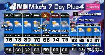 3 good rain/storm chances coming up. Locally heavy rainfall possible too. Saturday trick or treat will be muddy after Saturday AM heavy rainfall.